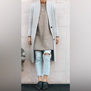 WILFRED Dujardin Jacket Long Wool Winter Coat Small Aritzia